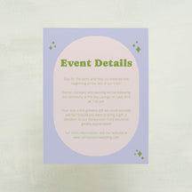 Wedlibs Details Card