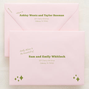 (Sample) Wedlibs Addressed Envelopes