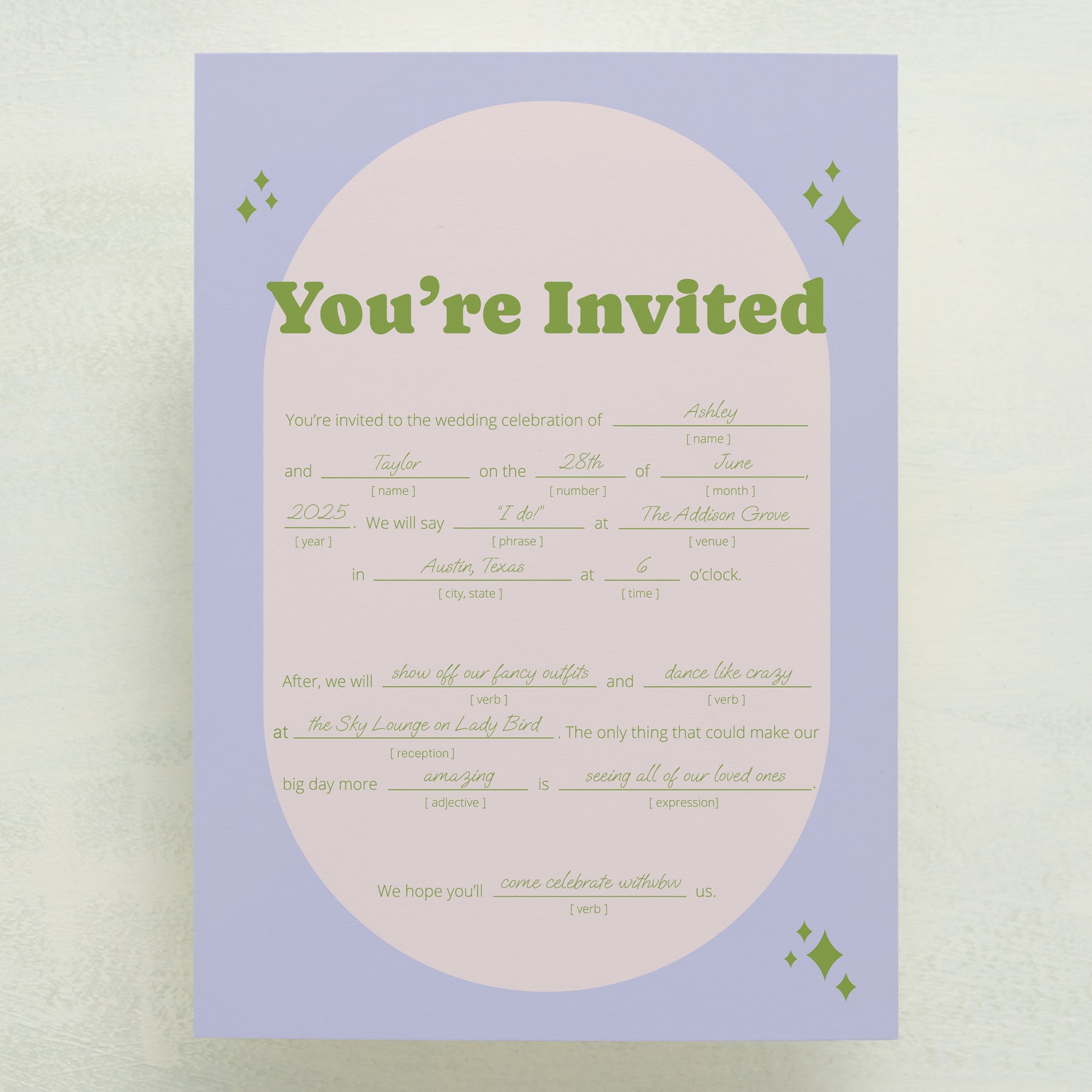 Wedlibs Wedding Invitations