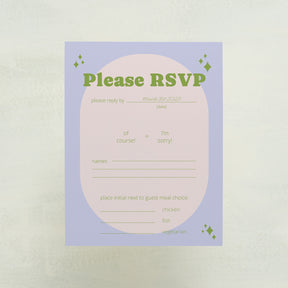 Wedlibs RSVP Cards