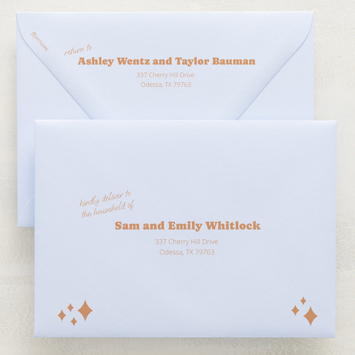 Wedlibs Addressed Envelopes