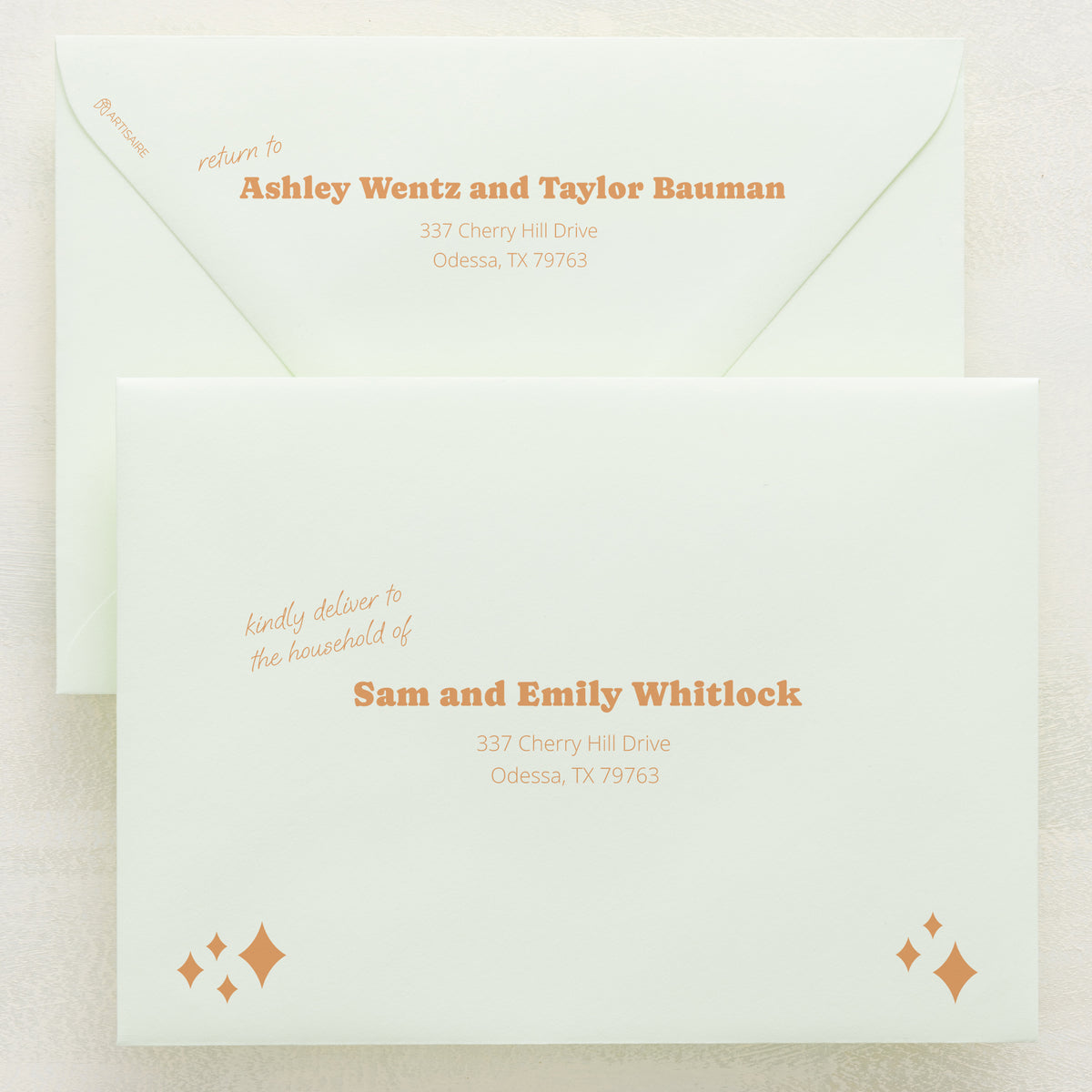 Wedlibs Addressed Envelopes