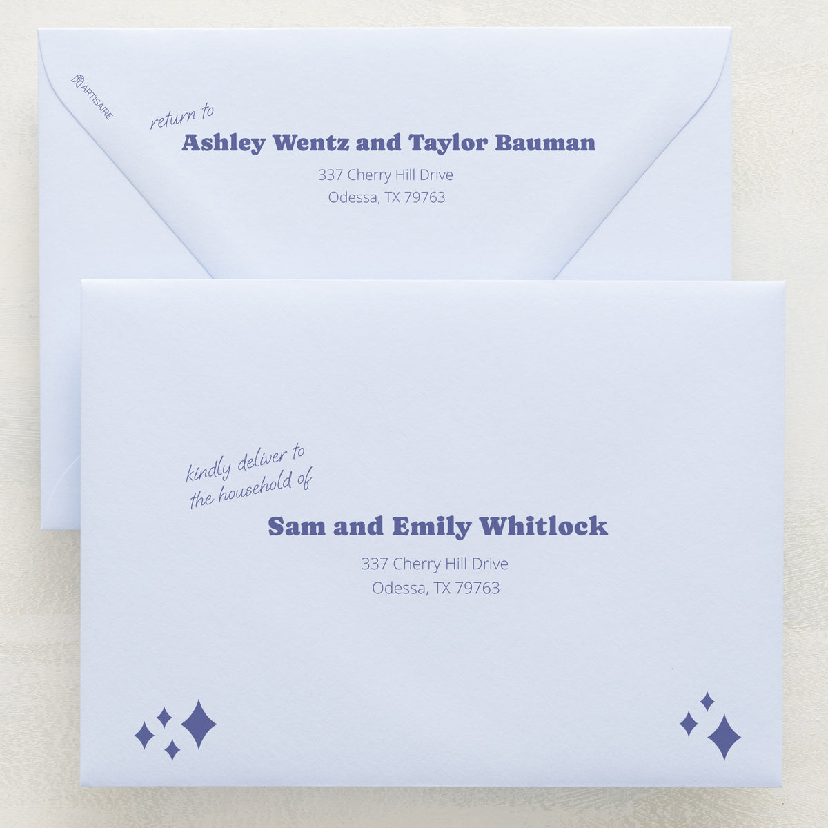 Wedlibs Addressed Envelopes