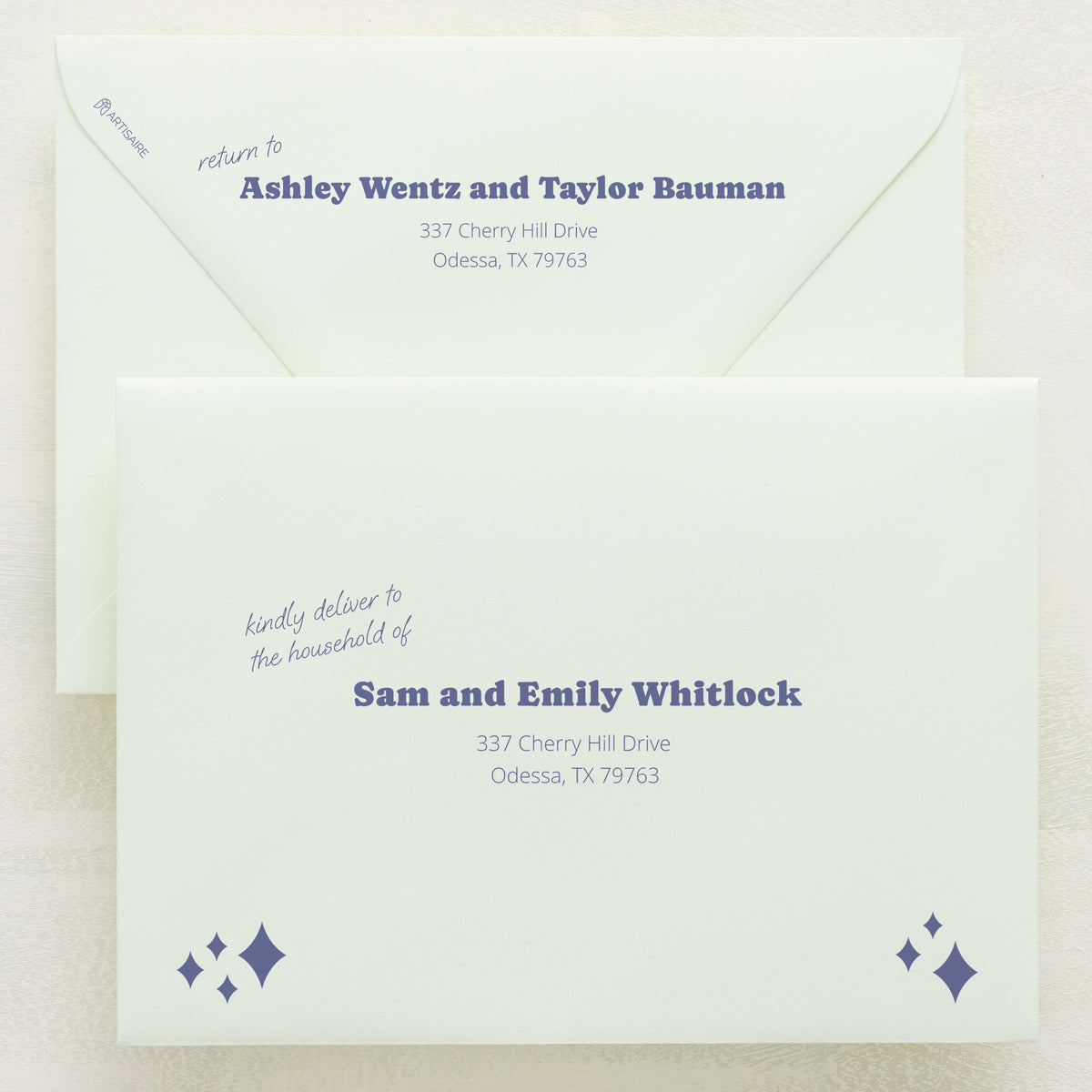 Wedlibs Addressed Envelopes