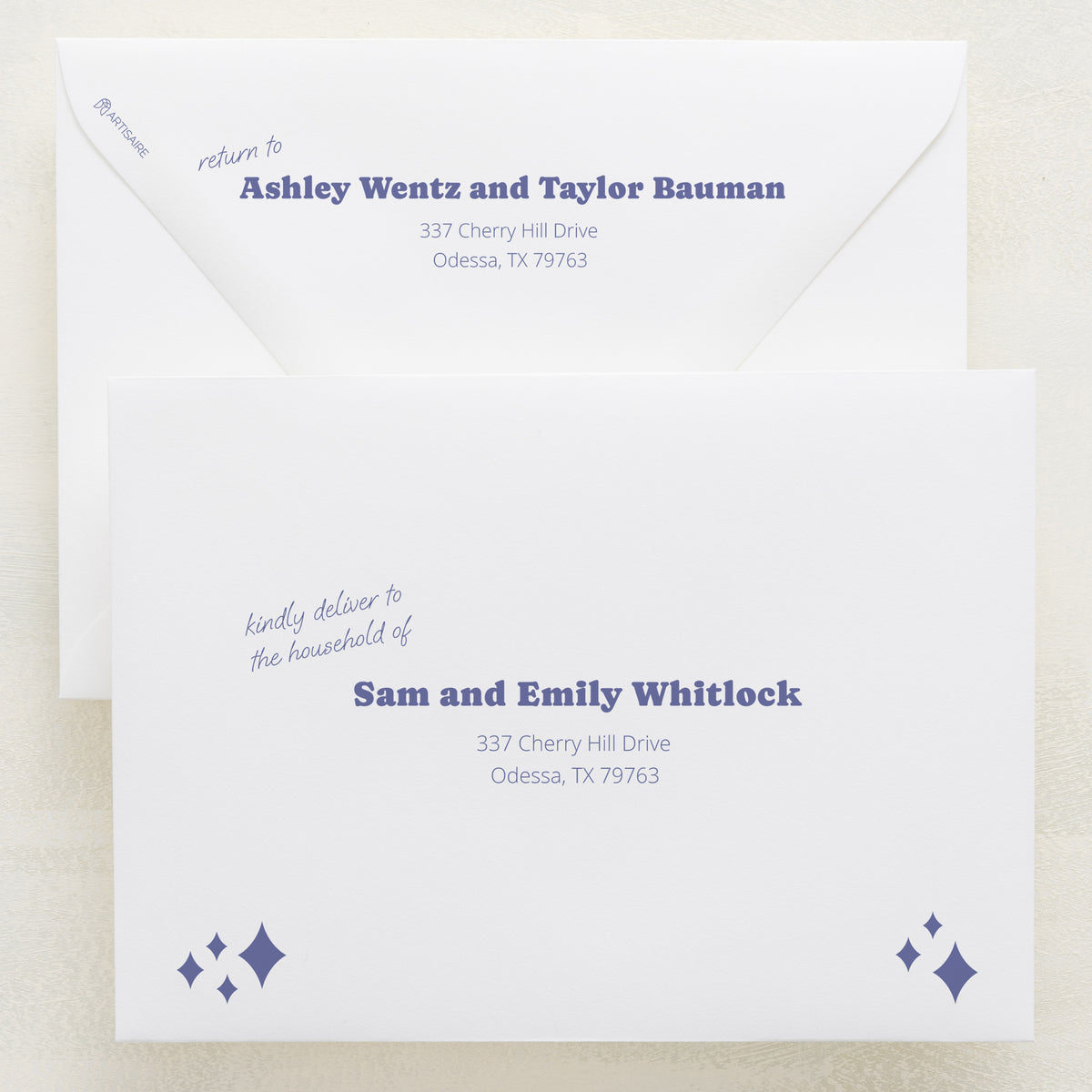 Wedlibs Addressed Envelopes