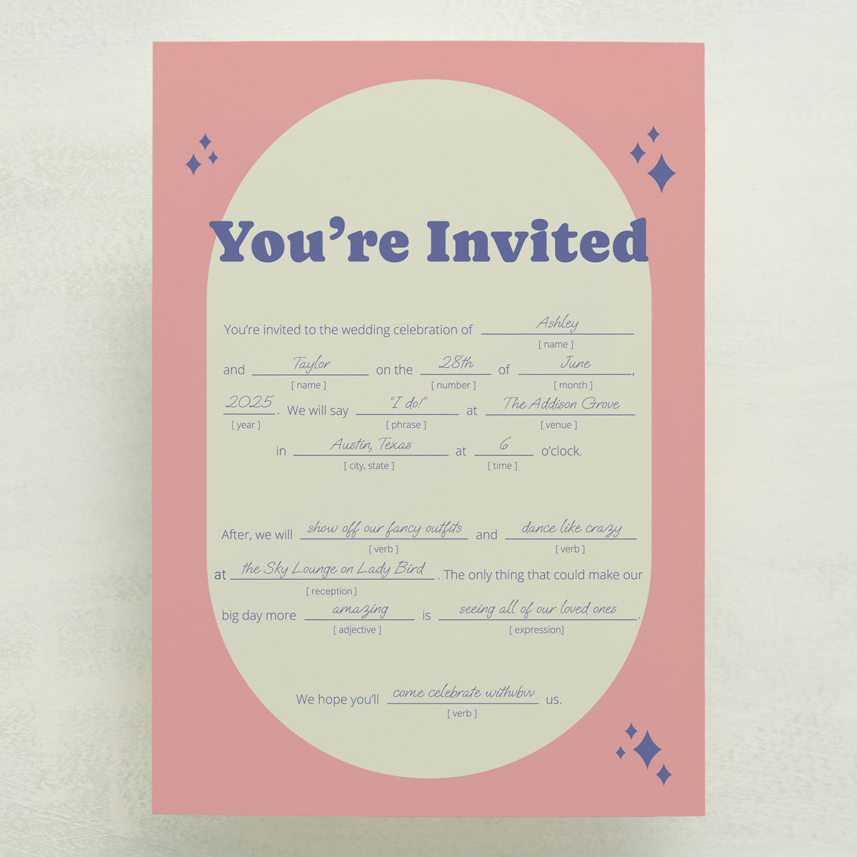 Wedlibs Wedding Invitations