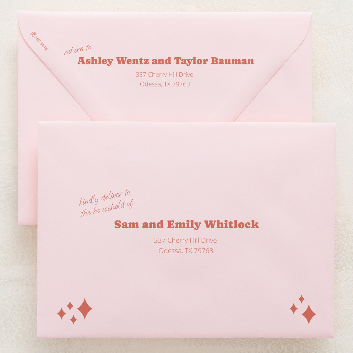 Wedlibs Addressed Envelopes