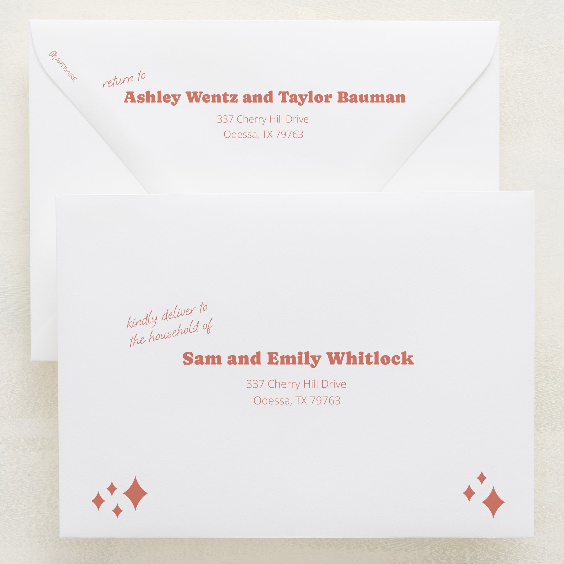 Wedlibs Addressed Envelopes