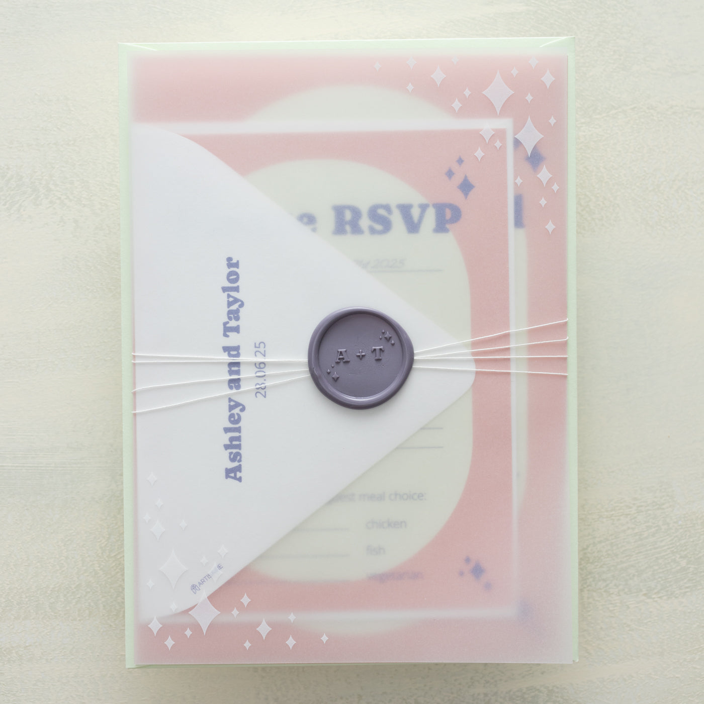 (Sample) Wedlibs Wedding Invitations