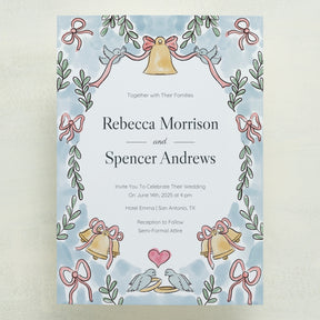 (Sample) Lovebirds Wedding Invitations