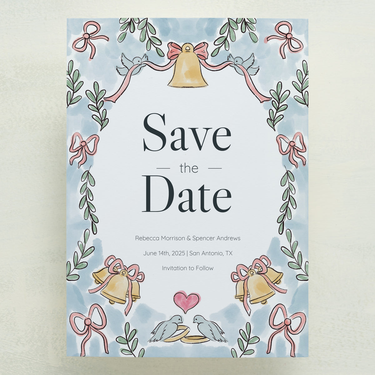 Lovebirds Save The Date