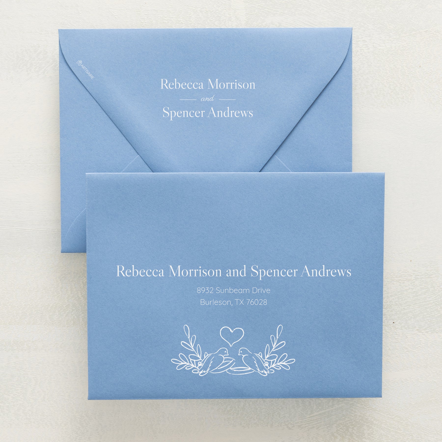 Lovebirds Reply Envelopes