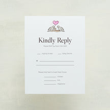 Lovebirds RSVP Cards