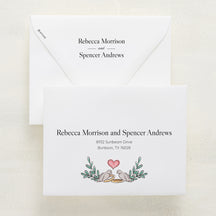 Lovebirds Reply Envelopes