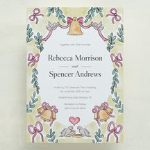 (Sample) Lovebirds Wedding Invitations