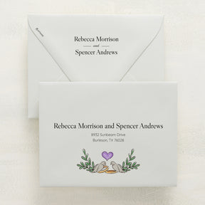 Lovebirds Reply Envelopes