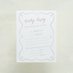 Scribble RSVP Cards