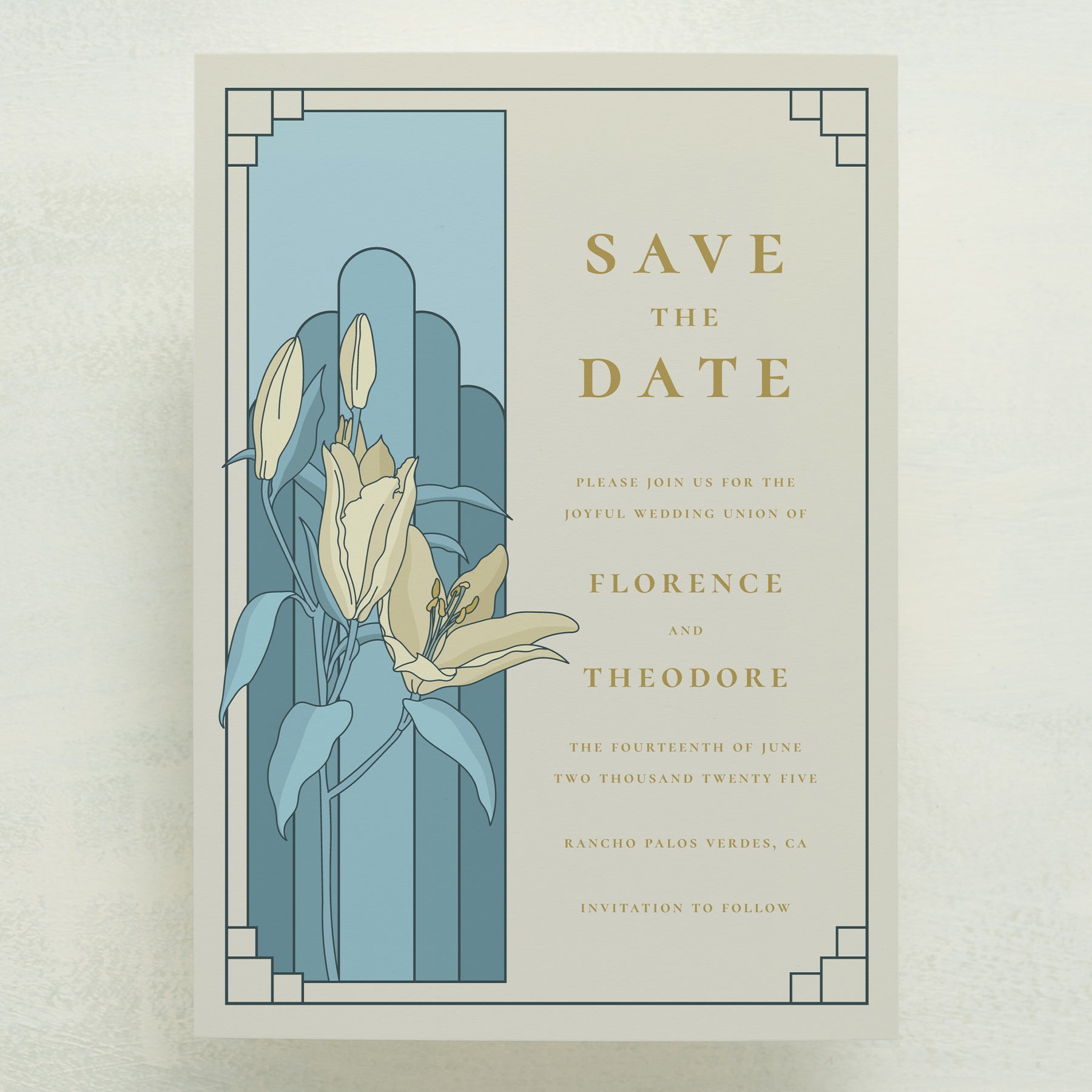 Lily Nouveau Save The Date