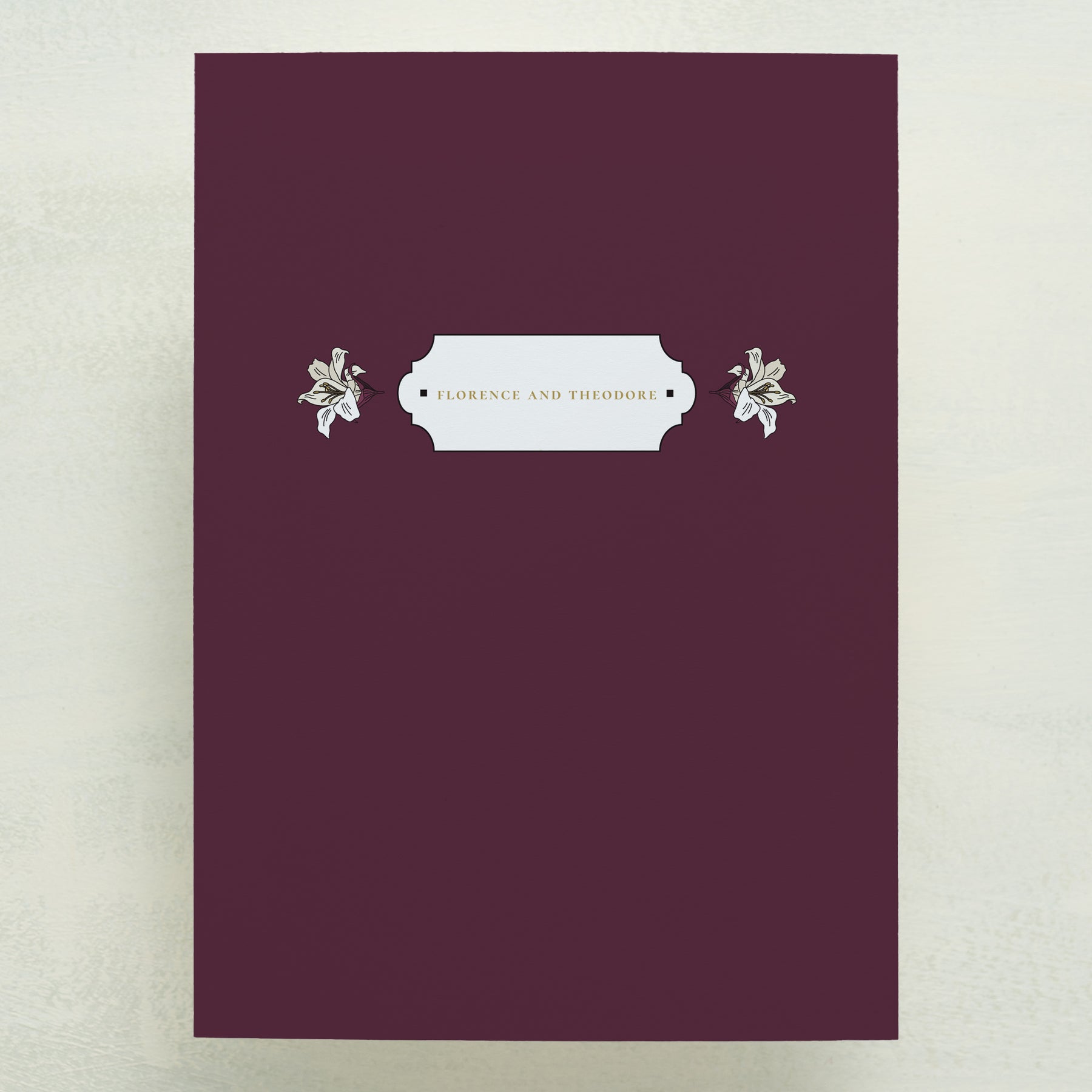 Lily Nouveau Wedding Invitations