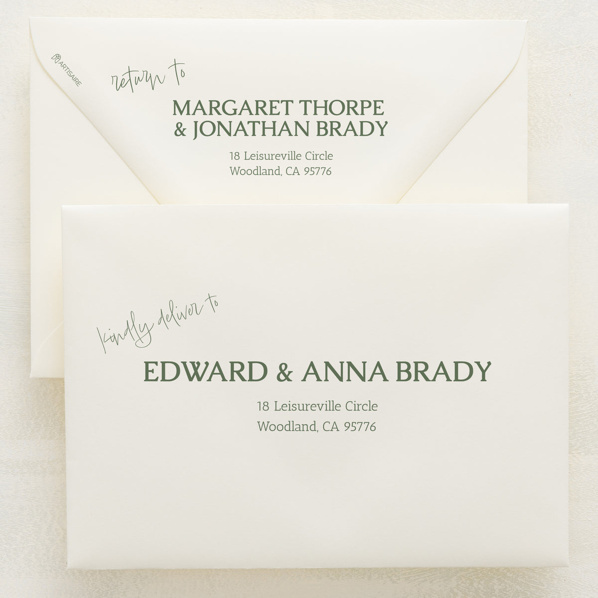 Dearest, Addressed Envelopes