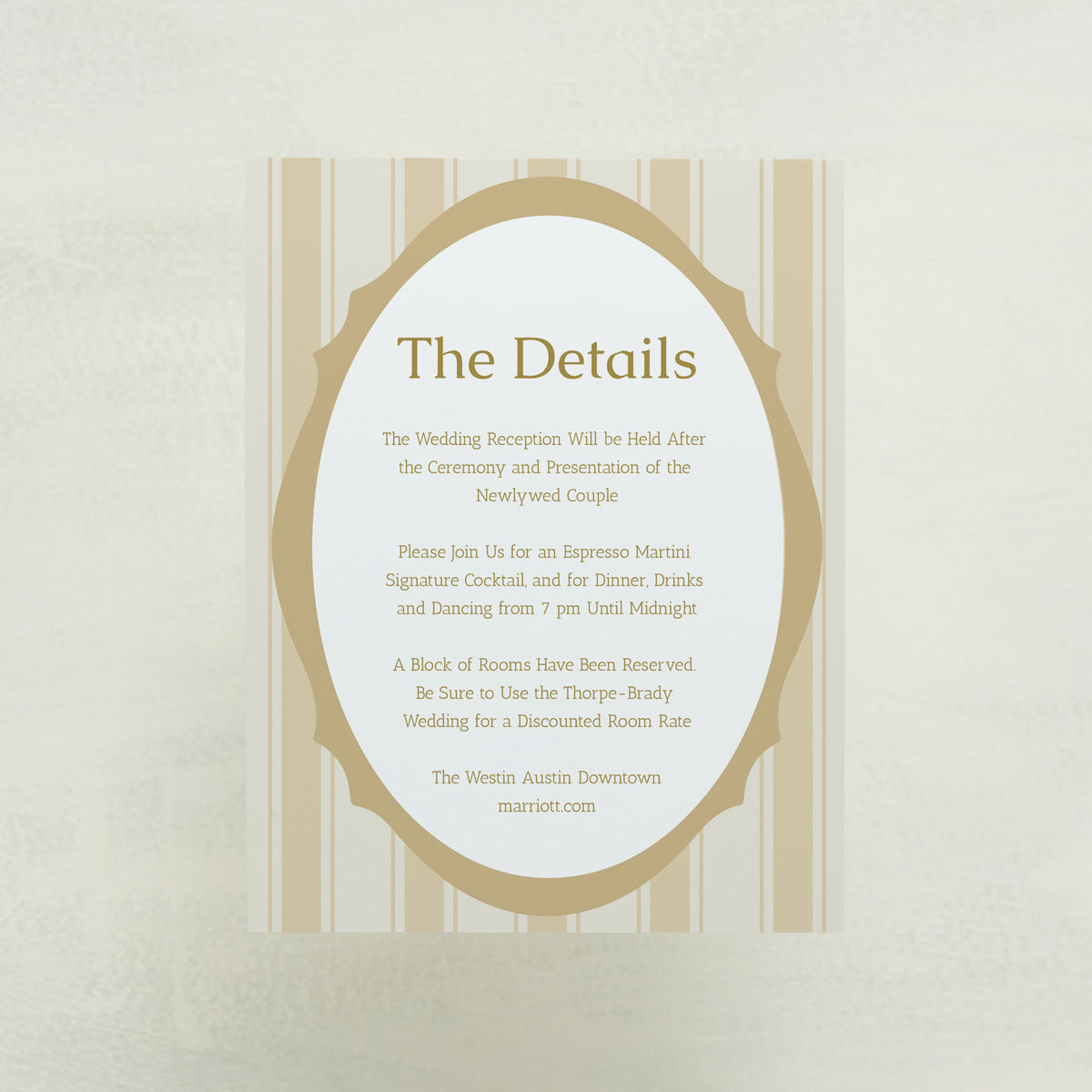 Dearest, Details Card