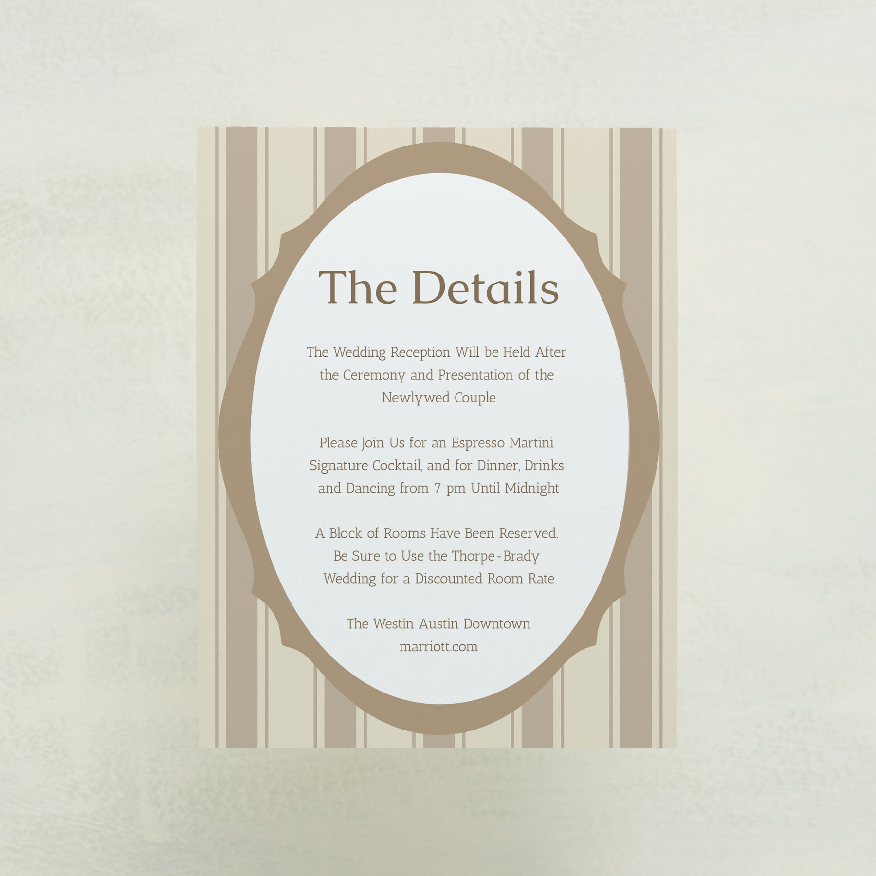 Dearest, Details Card