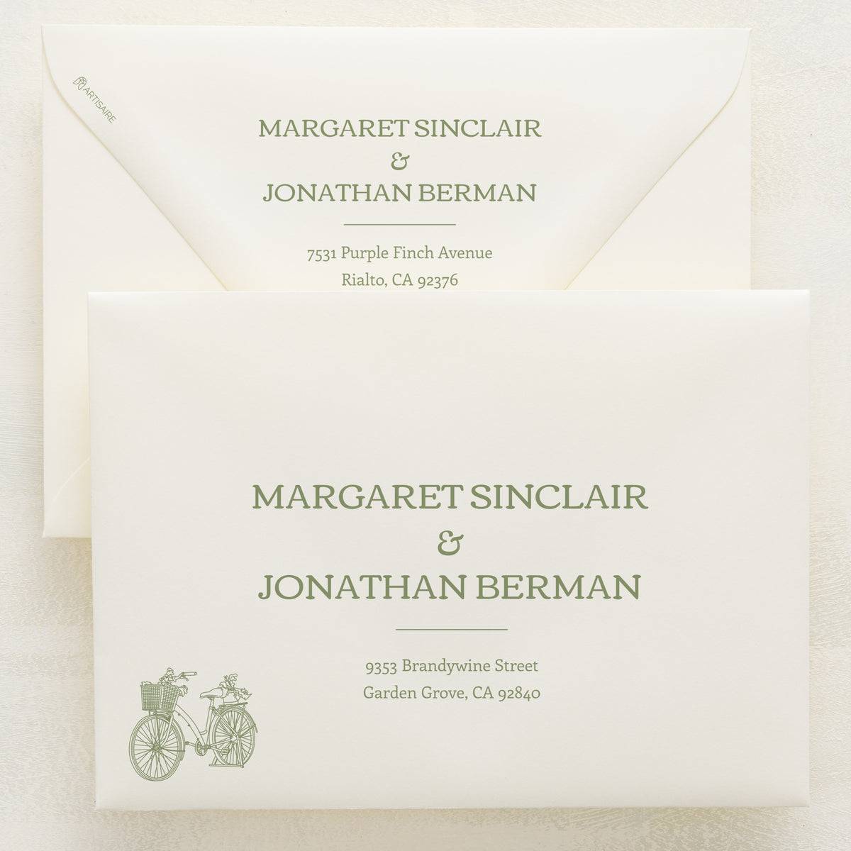 Generations Addressed Envelopes