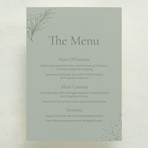 Full Bloom Menu