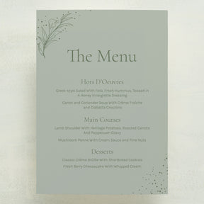 Full Bloom Menu