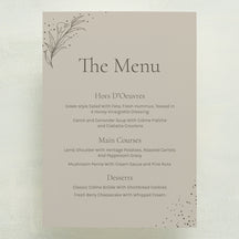 Full Bloom Menu