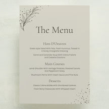 Full Bloom Menu