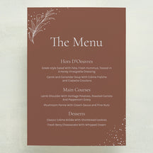 Full Bloom Menu