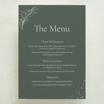 Full Bloom Menu