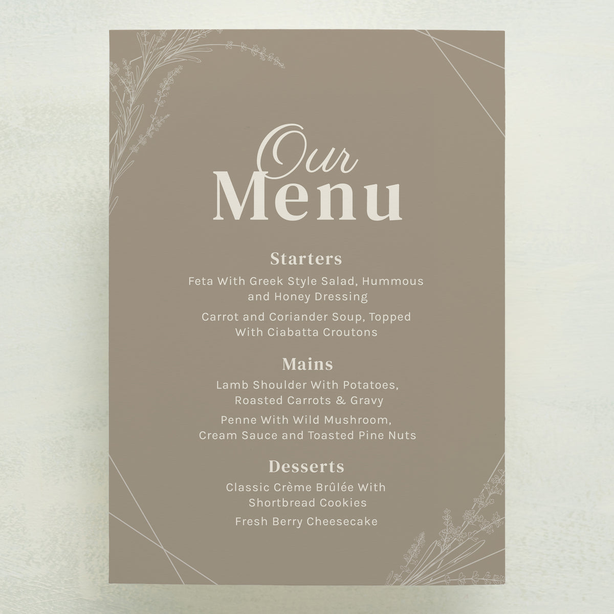 Boundless Menu