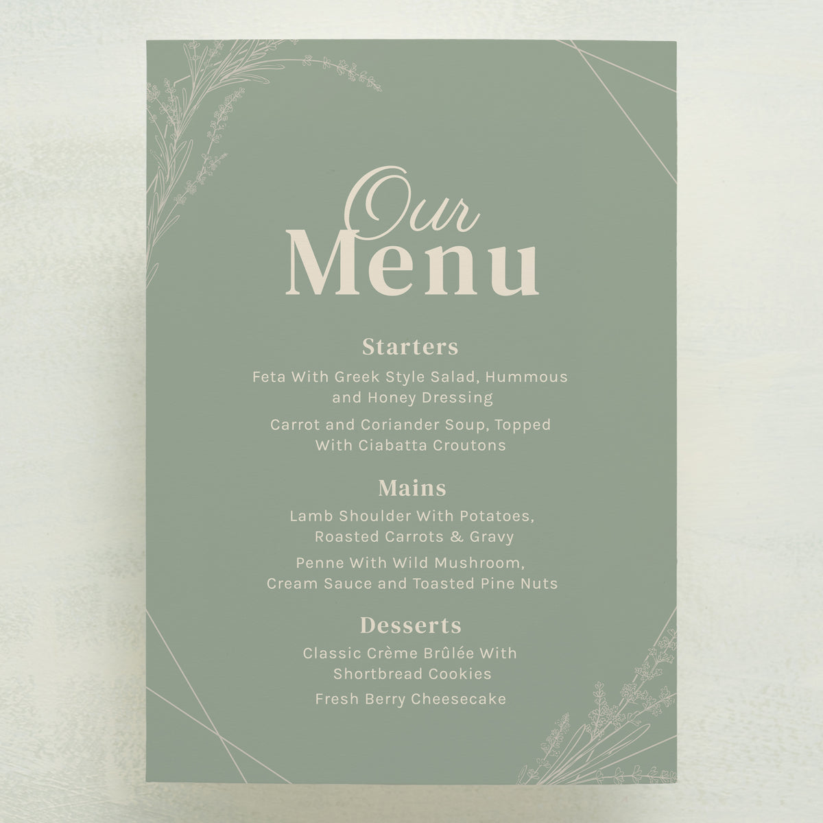 Boundless Menu