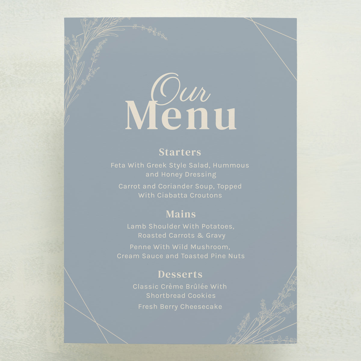Boundless Menu