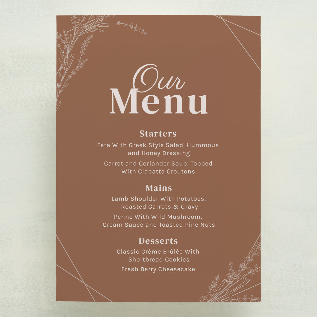 Boundless Menu