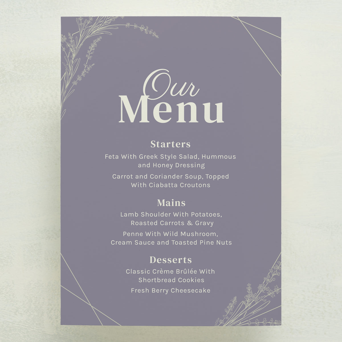 Boundless Menu