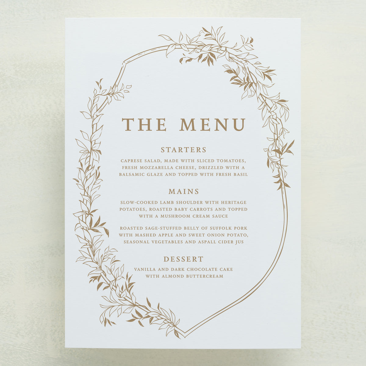 Monarch Menu