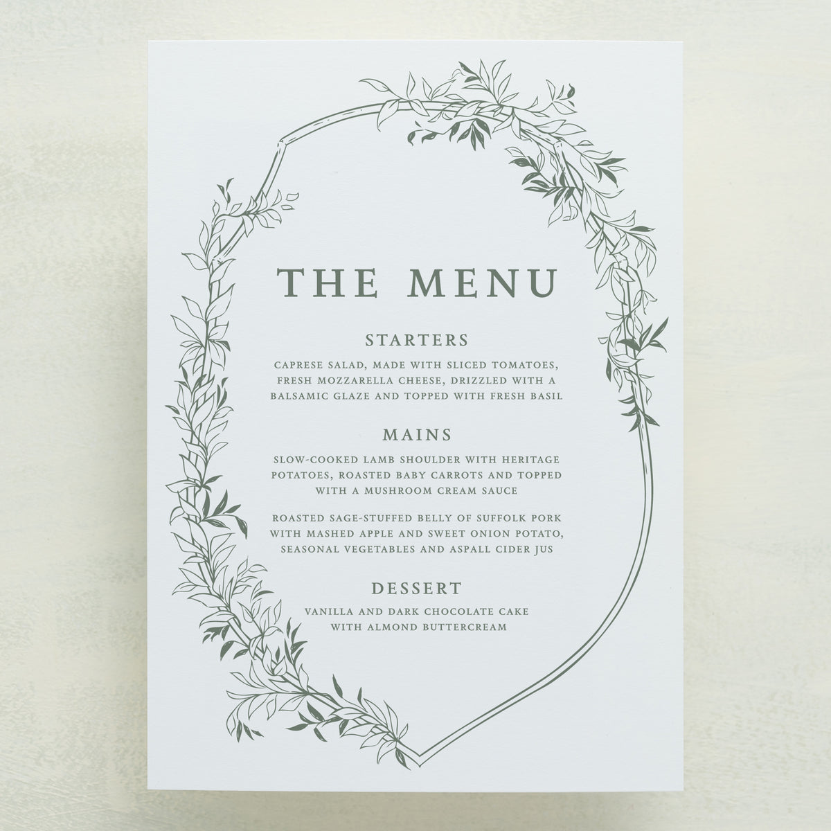 Monarch Menu