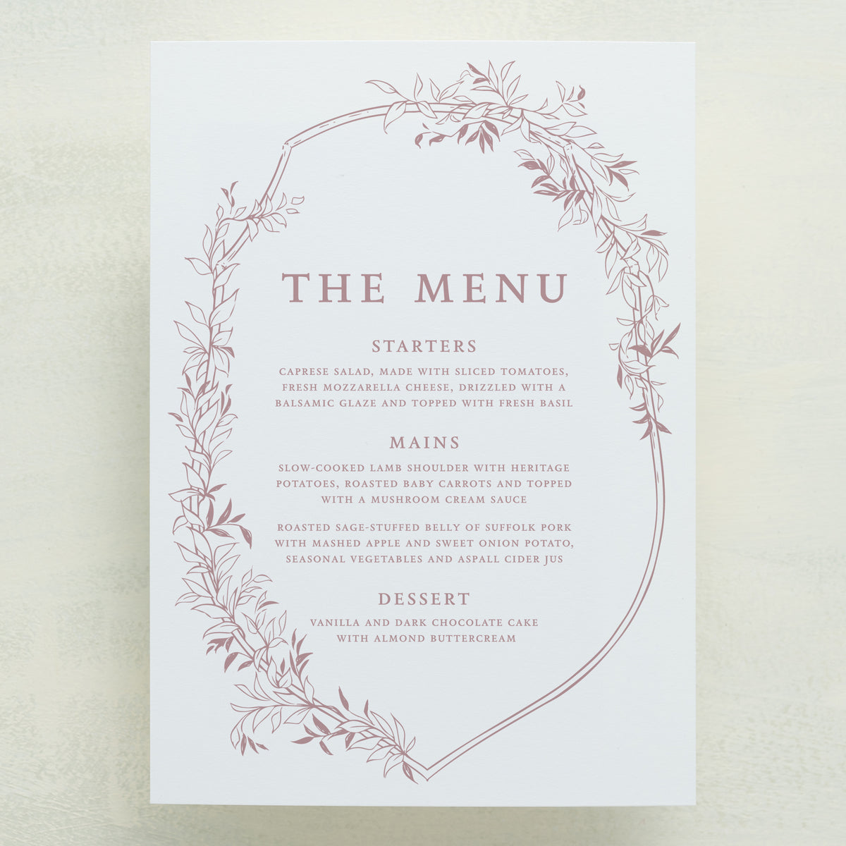 Monarch Menu