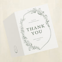 Monarch Thank You Card