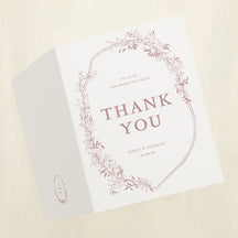 Monarch Thank You Card