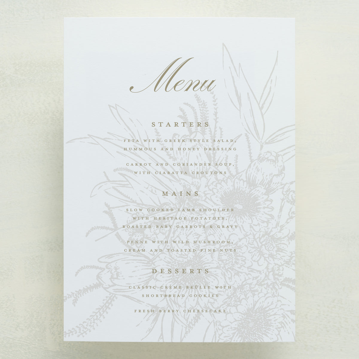 Maison Menu