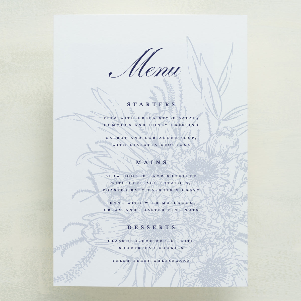 Maison Menu