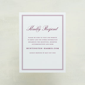 Maison Digital RSVP Card