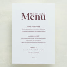 Manhattan Menu