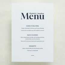Manhattan Menu