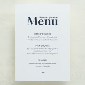 Manhattan Menu