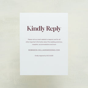 Manhattan Digital RSVP Card